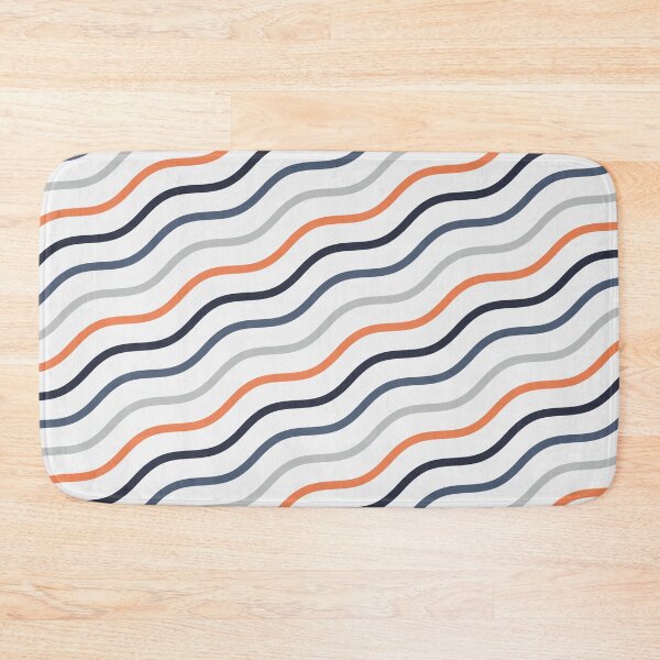 Item preview, Multicolor Parallel Straight Wavey Lines White Limitless Seams designed and sold by Alchemy-A-La-G.