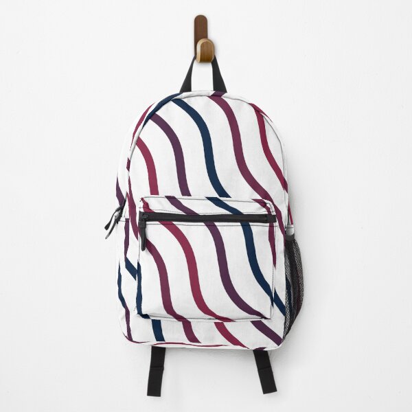 Item preview, Multicolor Parallel Straight Wavey Lines White Limitless Seams designed and sold by Alchemy-A-La-G.