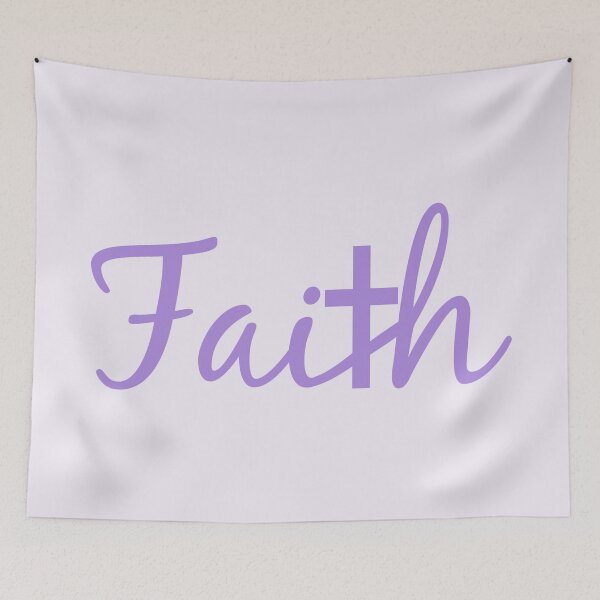 Item preview, Purple Faith with Cross designed and sold by wonderxwander.