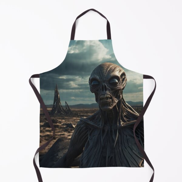 Item preview, Alien UFO On Alien Blue Sky Planet designed and sold by SassyArtistry.