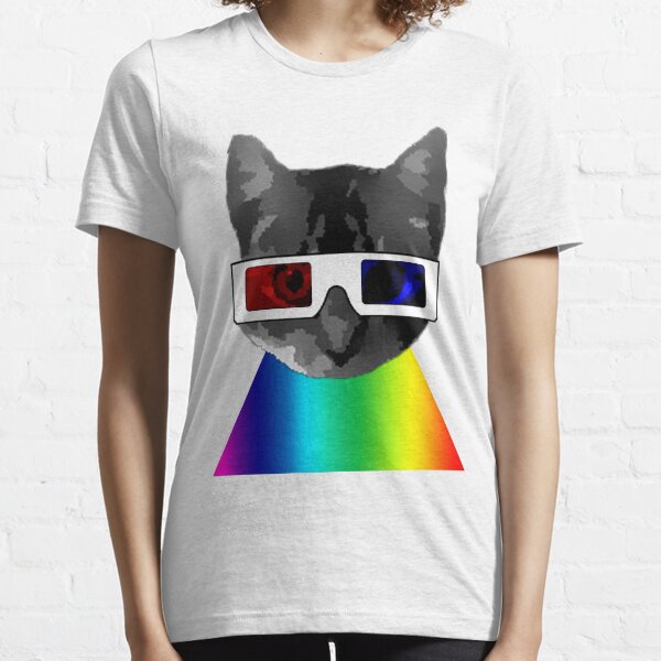 3D Cat Essential T-Shirt