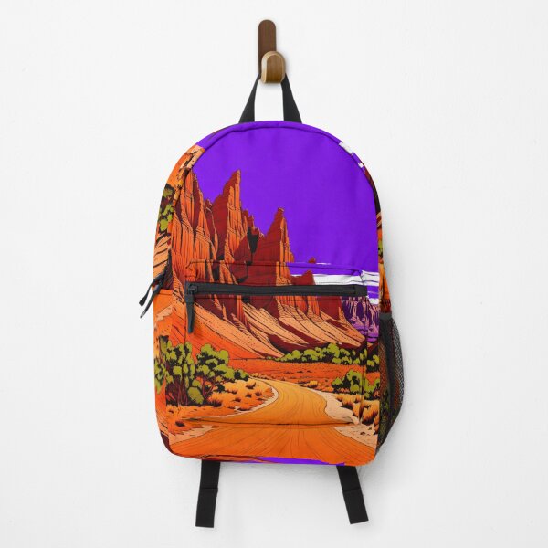 Item preview, Capitol Reef Landscape with Road Orange Tones designed and sold by Secondearth.