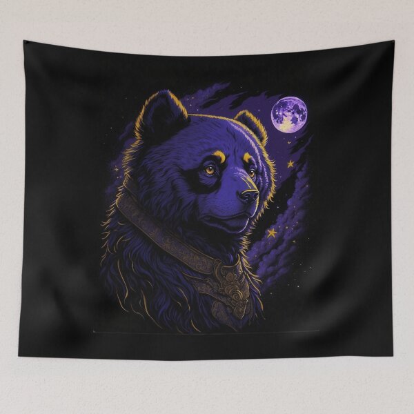 Item preview, Moonlit Fantasy Panda designed and sold by PolygonPinnacle.