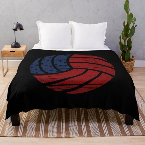 Item preview, Distressed Volleyball USA Flag designed and sold by goodspy.