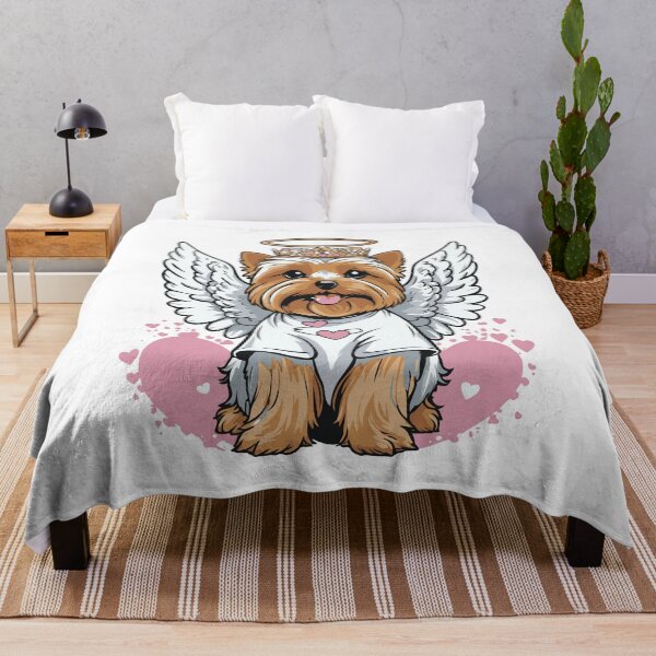 Item preview, yorkie angel designed and sold by 4uoffers.