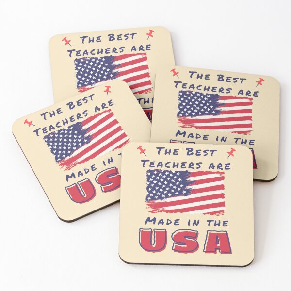Item preview, Best Teachers Are Made In The USA  designed and sold by Mariana Piana.