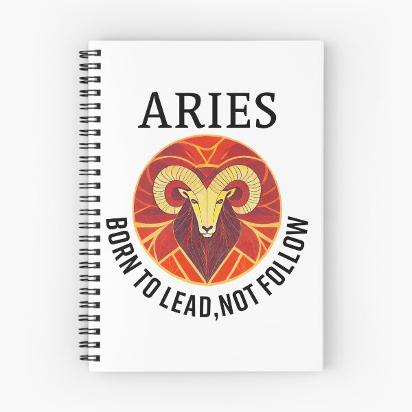 Item preview, Aries Zodiac " BORN TO LEAD, NOT FOLLOW" Design. designed and sold by HEMRO.