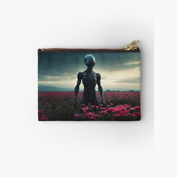 Item preview, Alien In Pink Flower Stormy Field designed and sold by SassyArtistry.