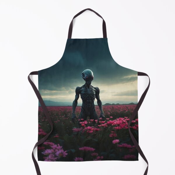 Item preview, Alien In Pink Flower Stormy Field designed and sold by SassyArtistry.
