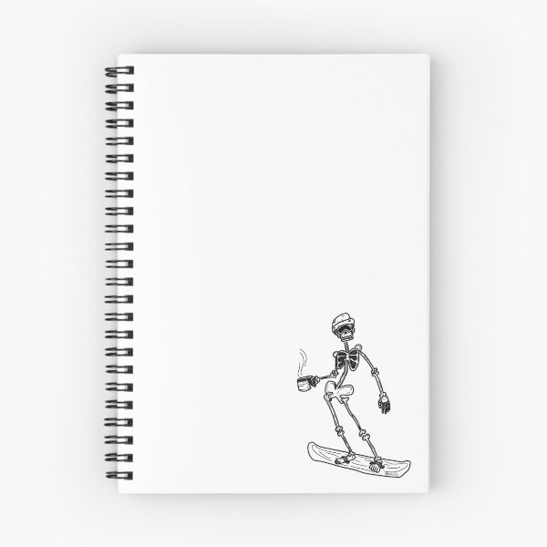 Item preview, Snowboarding Skeleton With Coffee designed and sold by tyb3q.