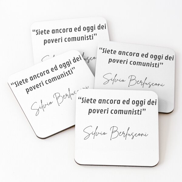 Item preview, Siete ancora ed oggi dei poveri comunisti. Silvio Berlusconi  designed and sold by ChicGallery.