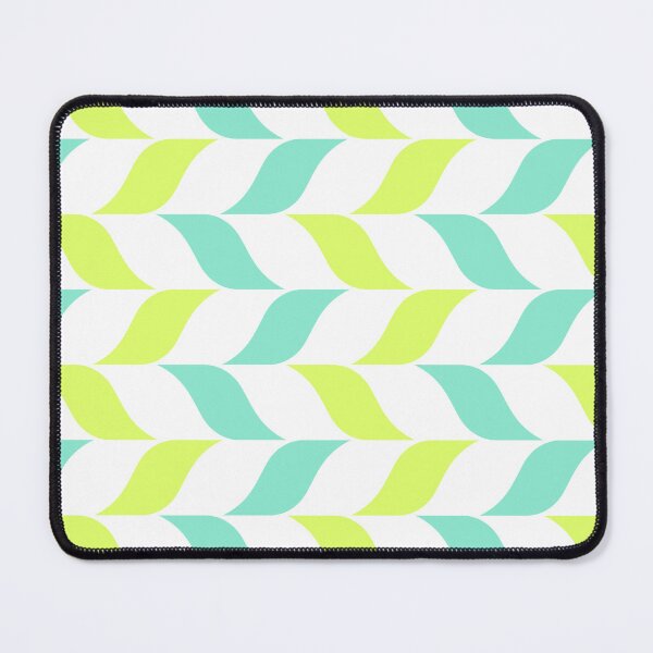 Item preview, Yellow & Green Leaves Alternating Pattern White Limitless Seams designed and sold by Alchemy-A-La-G.