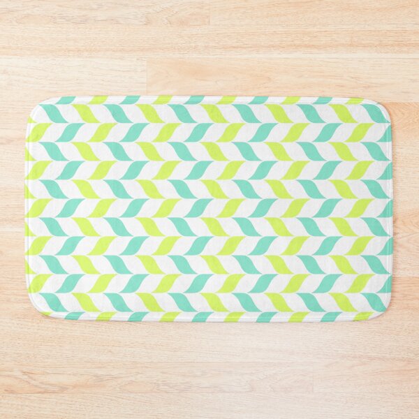 Item preview, Yellow & Green Leaves Alternating Pattern White Limitless Seams designed and sold by Alchemy-A-La-G.