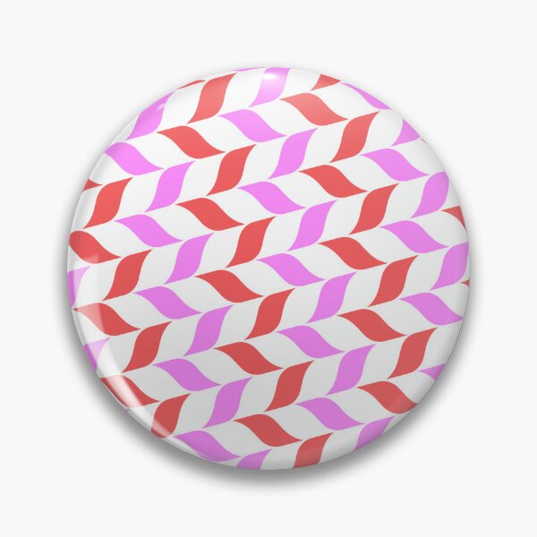 Item preview, Red & Pink Leaves Alternating Pattern White Limitless Seams designed and sold by Alchemy-A-La-G.