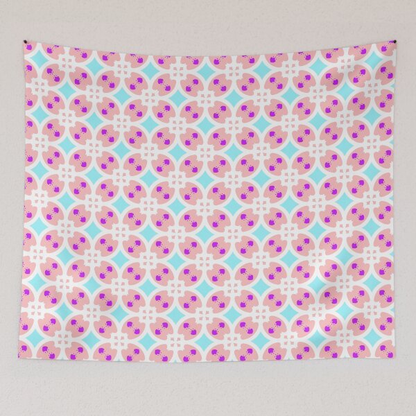 Item preview, Bright Multicolor Diamond Repeat Pattern Geometry Limitless Seams designed and sold by Alchemy-A-La-G.