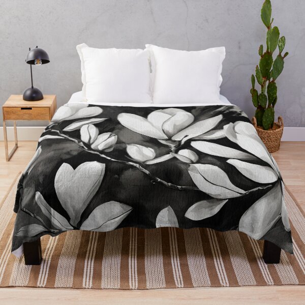 Item preview, Magnolia Flowers In Ink designed and sold by Glimmersmith.