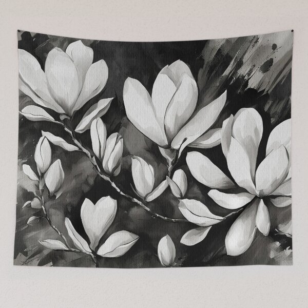 Item preview, Magnolia Flowers In Ink designed and sold by Glimmersmith.