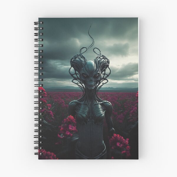 Item preview, Alien Goddess In Pink Flower Field  designed and sold by SassyArtistry.