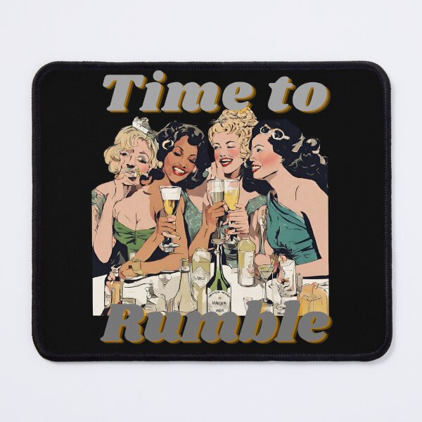 Item preview, Funny vintage Ladies night time to rumble gift. designed and sold by MCanderart.