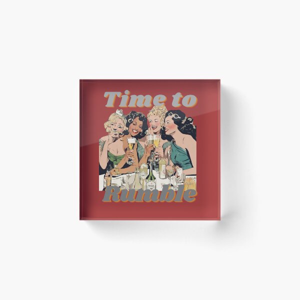 Item preview, Funny vintage Ladies night time to rumble gift. designed and sold by MCanderart.