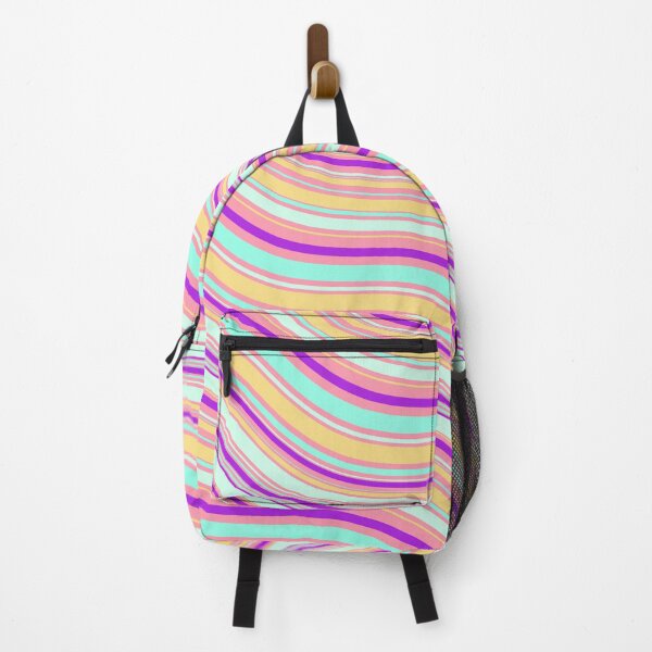 Item preview, Spring Pastel Colored Waving Lines Flowing Limitless Seams designed and sold by Alchemy-A-La-G.
