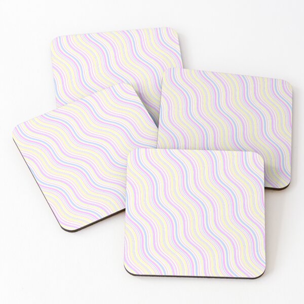 Item preview, Spring Pastel Colored Waving Lines Flowing Limitless Seams designed and sold by Alchemy-A-La-G.