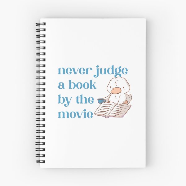 Item preview, Never Judge A Book By The Movie Cute Duck designed and sold by mind over morgan .