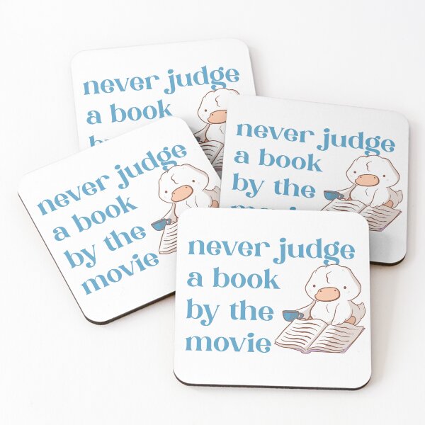 Item preview, Never Judge A Book By The Movie Cute Duck designed and sold by mind over morgan .