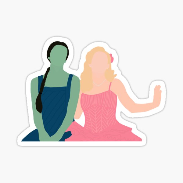 Item preview, Glinda and Elphaba (Wicked) design designed and sold by JoyMadeArt.