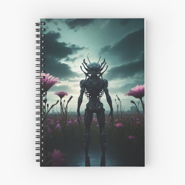 Item preview, Alien God In Pink Flower Field  designed and sold by SassyArtistry.
