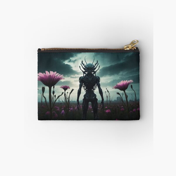Item preview, Alien God In Pink Flower Field  designed and sold by SassyArtistry.