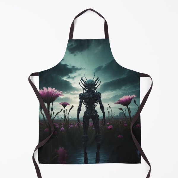 Item preview, Alien God In Pink Flower Field designed and sold by SassyArtistry.