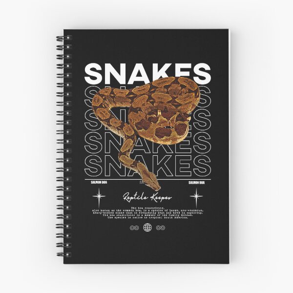 Item preview, Salmon Boa Snake Modern Streetwear Reptile Keeper designed and sold by JRRTs.