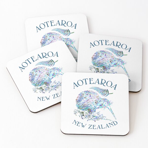 Item preview, NEW ZEALAND KIWI AND FERN PAUA designed and sold by Madjack Tees Kiwi SuperStore.