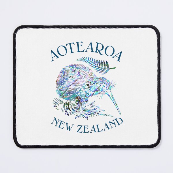 Item preview, NEW ZEALAND KIWI AND FERN PAUA designed and sold by Madjack Tees Kiwi SuperStore.