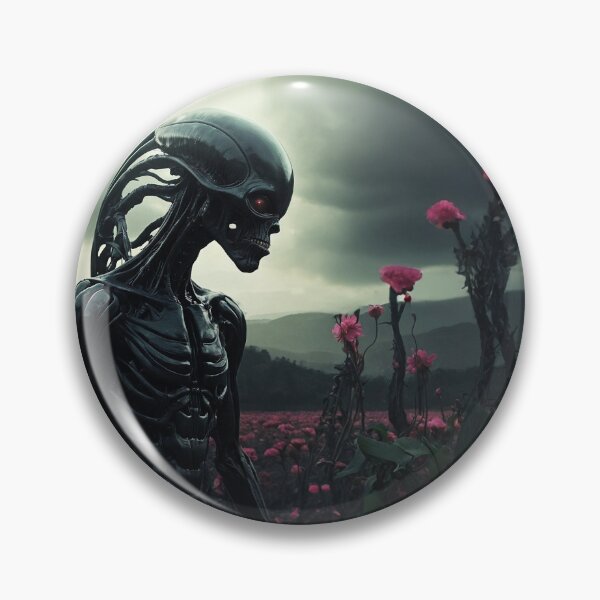 Item preview, Alien Queen On Walk In Pink Summer Field Flowers designed and sold by SassyArtistry.