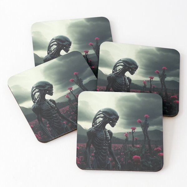 Item preview, Alien Queen On Walk In Pink Summer Field Flowers designed and sold by SassyArtistry.