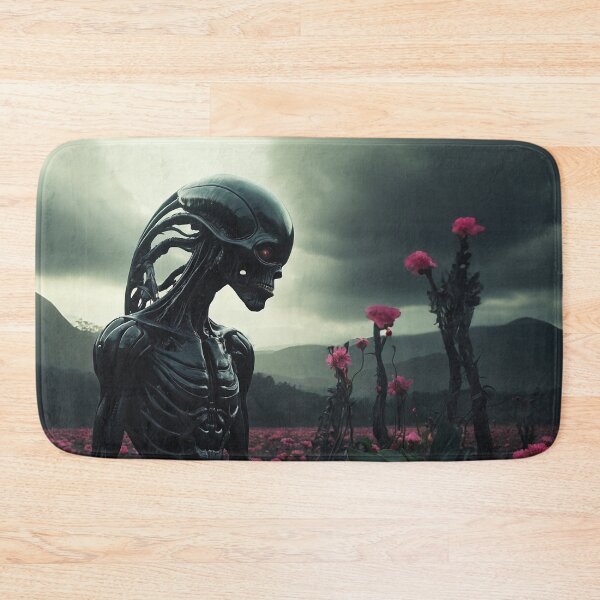 Item preview, Alien Queen On Walk In Pink Summer Field Flowers designed and sold by SassyArtistry.