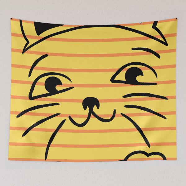 Item preview, Colorful Cat Concert: Meow Serenade, stripes cat designed and sold by pikom.