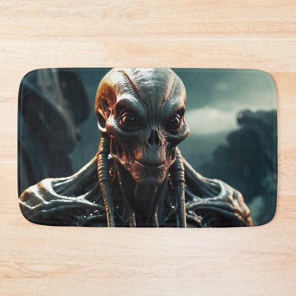 Item preview, Curious Alien With Smile Portrait designed and sold by SassyArtistry.