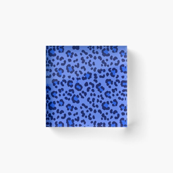 Item preview, Estampado de leopardo -Azul designed and sold by Timegraf.