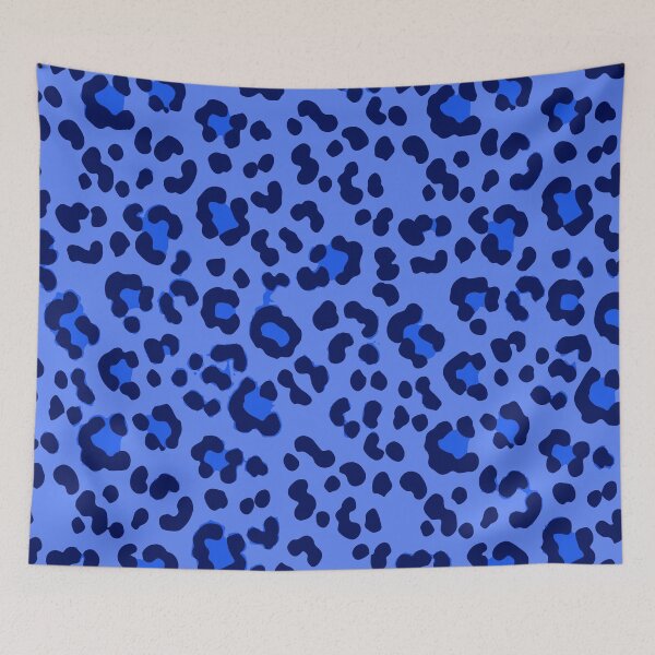 Item preview, Estampado de leopardo -Azul designed and sold by Timegraf.
