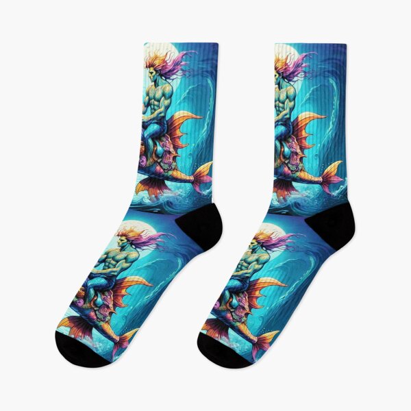 Item preview, Merman and Seahorse designed and sold by TJ-Allen.