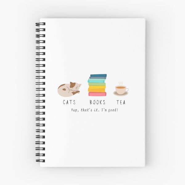 Item preview, Cats, books, tea #4 - Cute & colourful designed and sold by SusanDee.