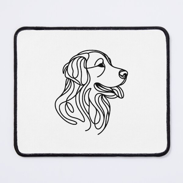 Item preview, Golden Retriever Line Art designed and sold by DesignsByKazu.