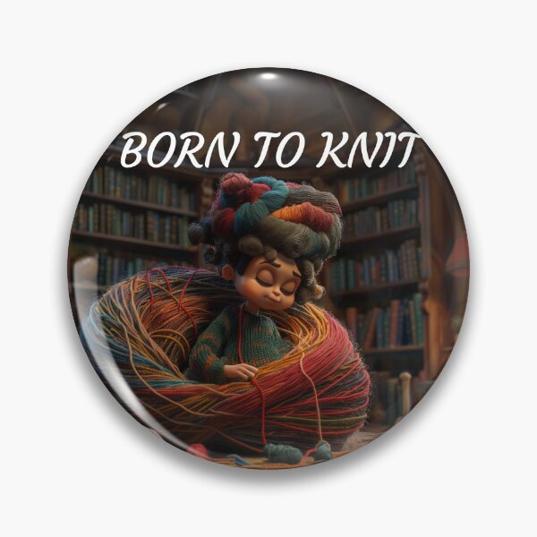 Item preview, Born To Knit designed and sold by Artmugic.