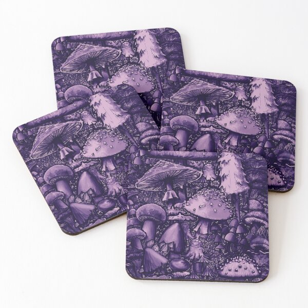 Item preview, Purple Vibes in Fungi designed and sold by traveleroama.