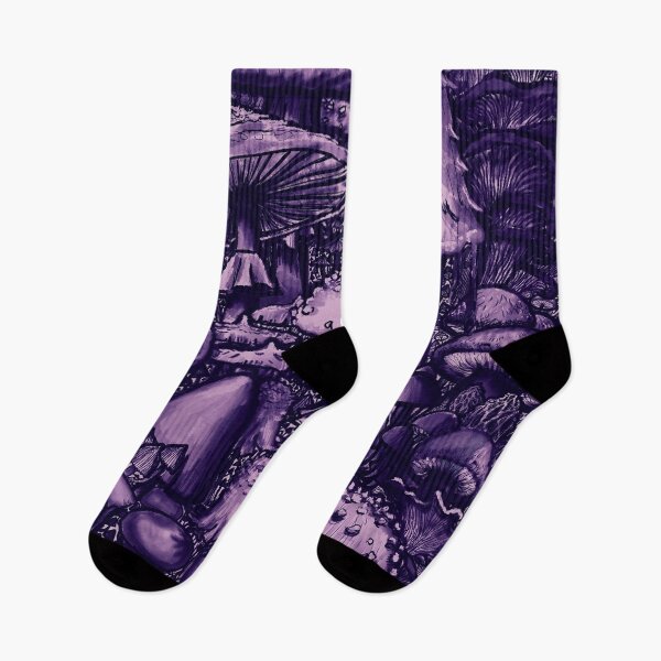 Item preview, Purple Vibes in Fungi designed and sold by traveleroama.