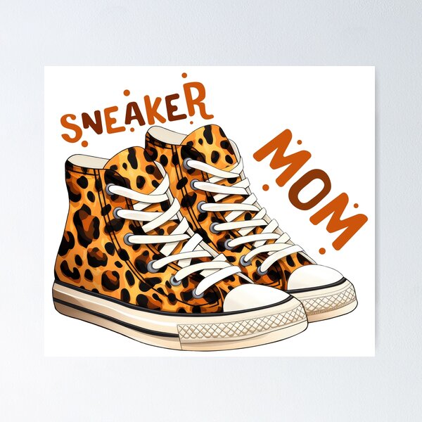 Artikel-Vorschau von Sneaker MOM – Sneaker mit Geparden-Leopardenmuster, designt und verkauft von EmeraldeaArt.