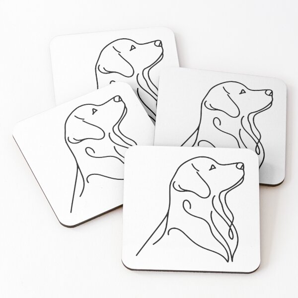 Item preview, Golden Retriever Line Art designed and sold by DesignsByKazu.